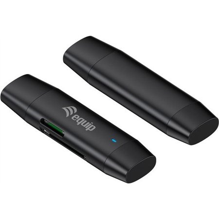 Lector de Tarjetas EQUIP USB-A/USB-C Negro (245462)