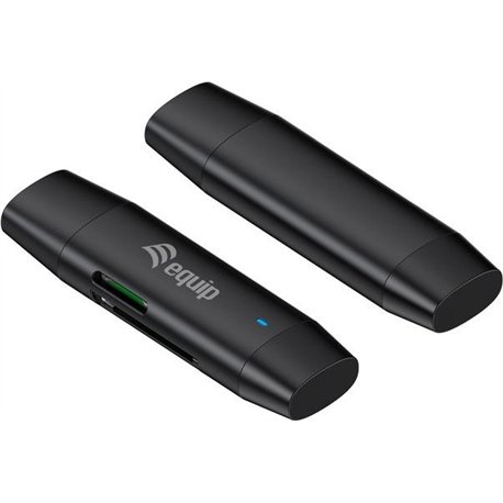 Lector de Tarjetas EQUIP USB-A/USB-C Negro (245462)