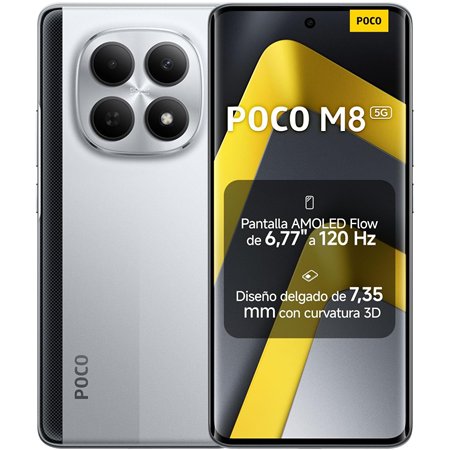 Smartphone XIAOMI Poco M8  6.77" 8Gb 256G 5G Plata