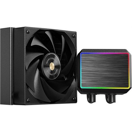 Ref. Líq. Mars Gaming Aio LED 12cm Negro (MLPROII120)