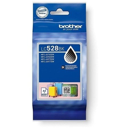 Tinta BROTHER Negro 6000 páginas (LC528BK)