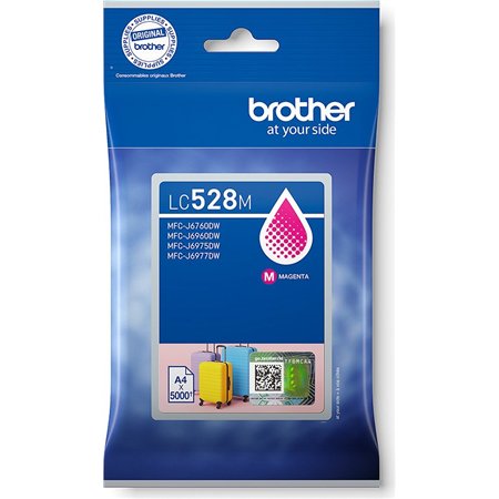 Tinta BROTHER Magenta 5000 páginas (LC528M)