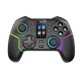 GamePad Mars Gaming Inalámbrico BT ARGB Negro(MGPV3)