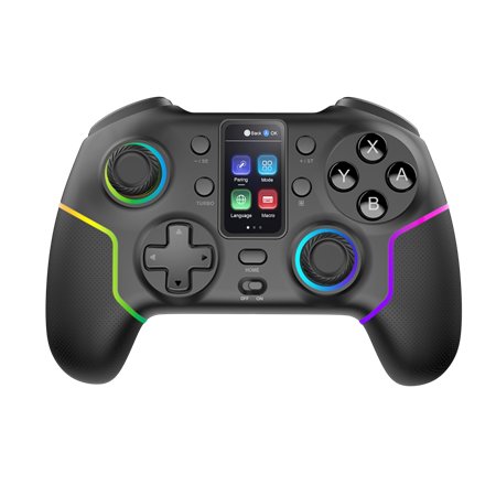 GamePad Mars Gaming Inalámbrico BT ARGB Negro(MGPV3)