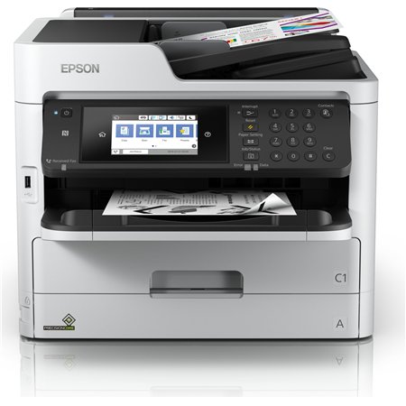 Multif Epson WF-M5799DWF A4 B/N Fax Blanca (C11CG04401)