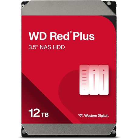 Disco WD Red Plus NAS 3.5" 12Tb SATA3 512Mbs(WD120EFGX)