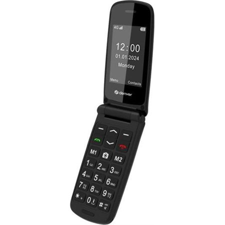 Teléfono Móvil DENVER 2.4" Botón SOS 4G (BAS-24800L)