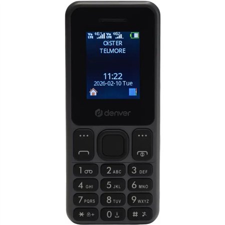 Teléfono Móvil DENVER 1.77" Dual Sim Negro (FAS-1880L)