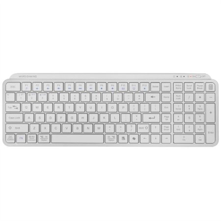 Teclado Mars Gaming RF BT Blanco (MKSILENKEYSWES)