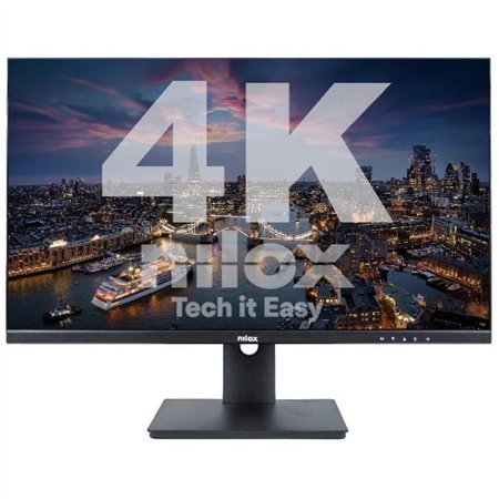 Monitor NILOX 27" IPS 4K UHD 60Hz Negro (NXM274KD11)