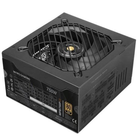 Fuente Mars Gaming ATX 750W 80+ Gold Negra (MPB750PSI)