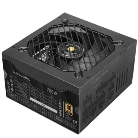 Fuente Mars Gaming ATX 750W 80+ Gold Negra (MPB750PSI)
