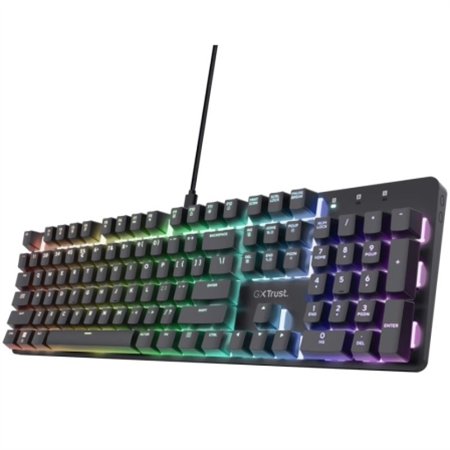 Teclado Gaming Trust GXT 871 Zora RGB USB Negro (25682)