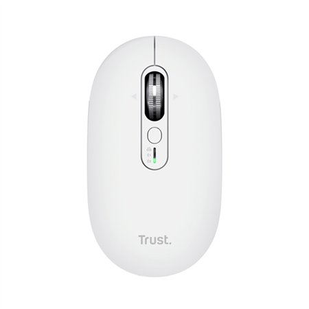 Ratón Trust Seron RF Wireless/Bluetooth Blanco (26019)