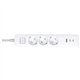 REGLETA XIAOMI POWER STRIP 3 SCHUKOS USB/USB-C PROTECCION 20W 1,4M WHITE