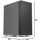 Semitorre NOX Hummer Void S/F ATX Negra (NXHUMMERVOID)