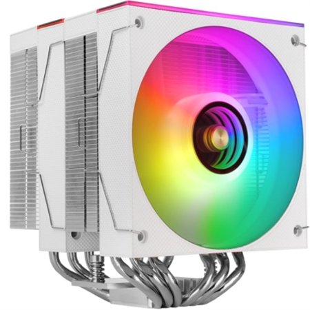 Ventilador CPU Mars Gaming ARGB 2x120m Blanco(MCPUX26W)