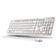 Teclado NGS QWERTY USB-A Blanco (HERITAGESPANISH)