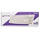 Teclado NGS QWERTY USB-A Blanco (HERITAGESPANISH)