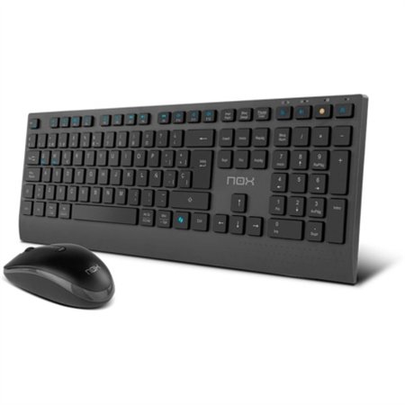 Teclado+Ratón NOX Lite Duo RF/BT Negro (NXLITEDUOSP)