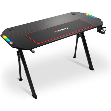 Mesa Gaming Drift DZ175 RGB Negra (DRDZ175RGB)