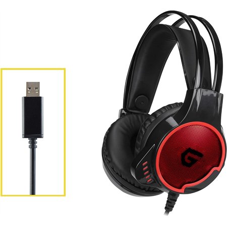 Auric+Micro CONCEPTRONIC 7.1 USB Negro/Rojo (ATHAN01B)