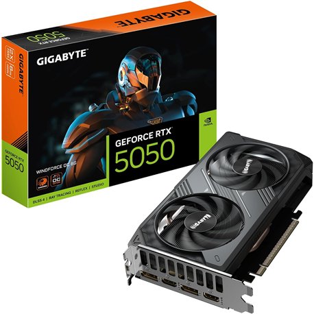TARJETA DE VIDEO GIGABYTE NVIDIA RTX 5050 WINFORCE 8GB GDRR6 PCIE 5.0