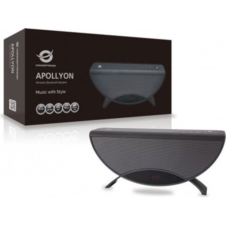 Altavoz CONCEPTRONIC BT mUSB mSD FM Negro (APOLLYON01G)