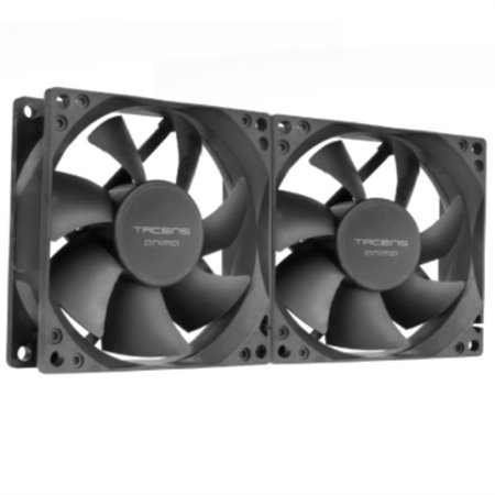 Ventilador Tacens Anima 8x8 Pack 2 Negro (AF8X2)