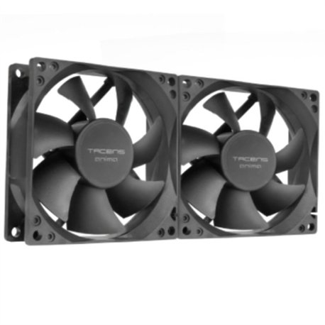 Ventilador Tacens Anima 8x8 Pack 2 Negro (AF8X2)
