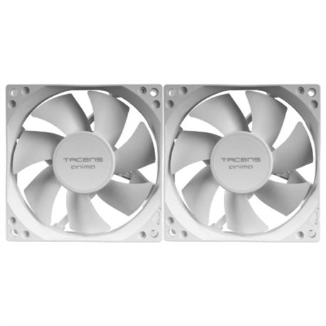 Ventilador TACENS Anima 8cm 2 Unidades Blanco (AF8X2W)
