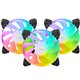 Ventilador Mars Gaming ARGB 3x120mm Negro (MF3AR)