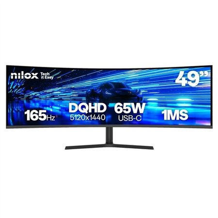Monitor NILOX 49" 165Hz VA Dual QHD Curvo (NXM49CRVDC2)