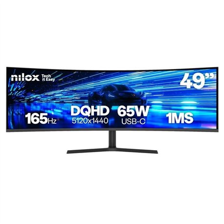 Monitor NILOX 49" 165Hz VA Dual QHD Curvo (NXM49CRVDC2)