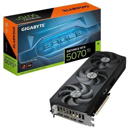 GIGABYTE GeForce RTX 5070 Ti EAGLE OC SFF 16G Tarjeta Gráfica - 16GB GDDR7, 256 bits, PCI-E 5.0, XXXX MHz Core Clock, 3 x DP 2.1