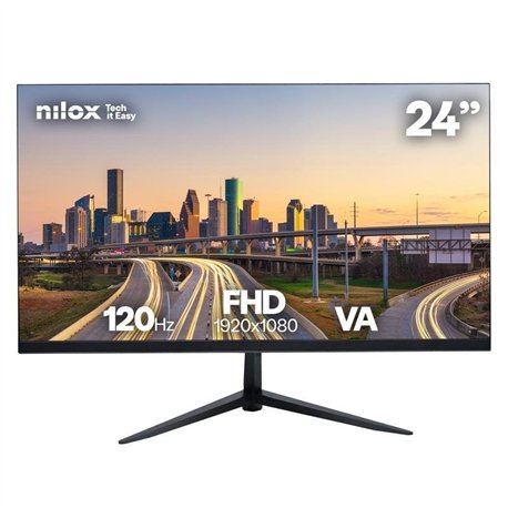Monitor NILOX 24? 120Hz LCD VA FHD Negro (NXM24FHD1205)