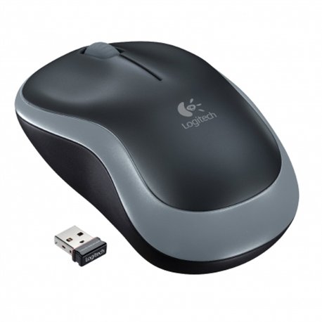 Ratón LOGITECH M185 RF Wireless Gris (910-002238)