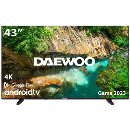 TELEVISOR LED DAEWOO 43 4K UHD USB SMART TV ANDROID WIFI BLUETOOTH CHROMEC