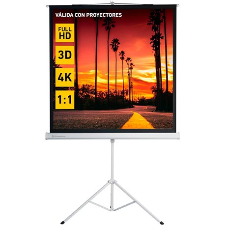 PANTALLA PROYECCION PHOENIX TRIPODE MANUAL 80 145X145