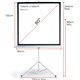 PANTALLA PROYECCION PHOENIX TRIPODE MANUAL 80 145X145