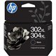 Tinta HP 302XL/304XL 300 páginas Negro (B7RT9AE)
