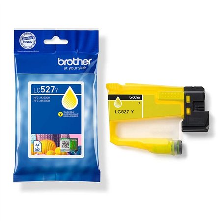 Tinta BROTHER Amarillo 900 páginas (LC527Y)