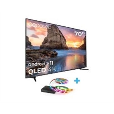 TV CECOTEC V1+ 70" (02617) +REGALO Sync Box WiZ (9633)B