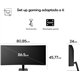 Monitor LG 34" UltraWide 21:9 VA 120Hz Curvo(34U601B-B)