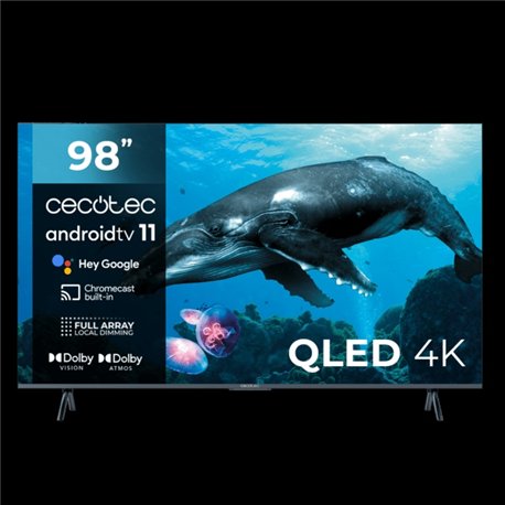 TV CECOTEC VQU30098+ 98" QLED 4K UHD Smart TV (03622)