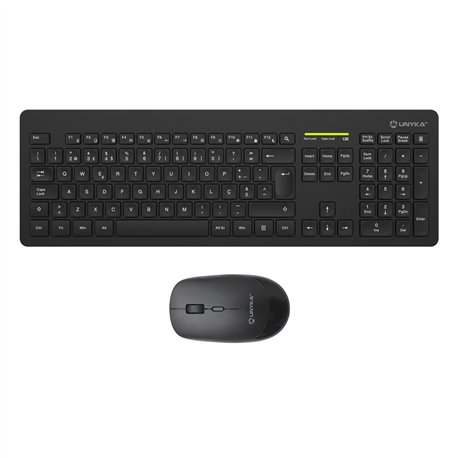 Teclado+raton Unyka Slim portugués (UK505446)