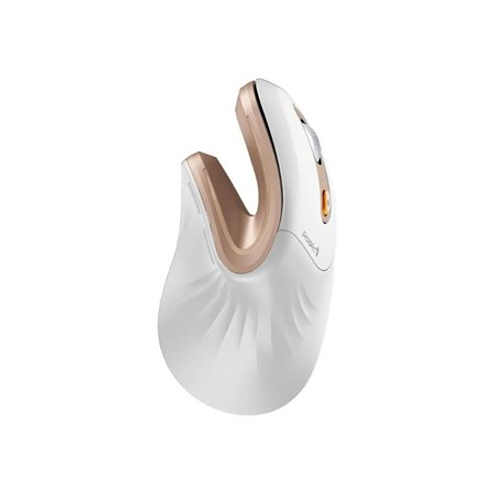 Ratón Vertical ProtoArc EM11 NL Blanco/Dorado(CP016807)