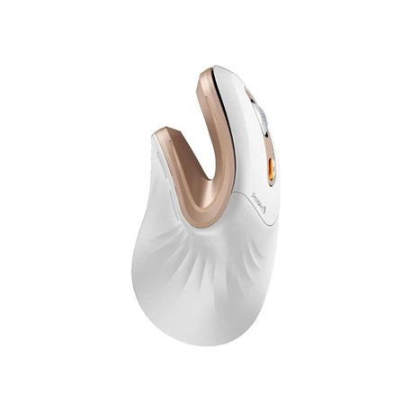 Ratón Vertical ProtoArc EM11 NL Blanco/Dorado(CP016807)