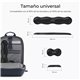 Reposamuñecas SUBBLIM Ergo Pack 2 Negro (SUBMP-04E061)