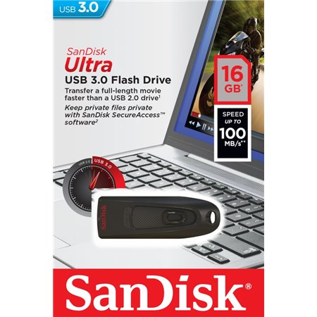 Pendrive SANDISK Ultra USB 3.0 16Gb (SDCZ48-016G-U46)       